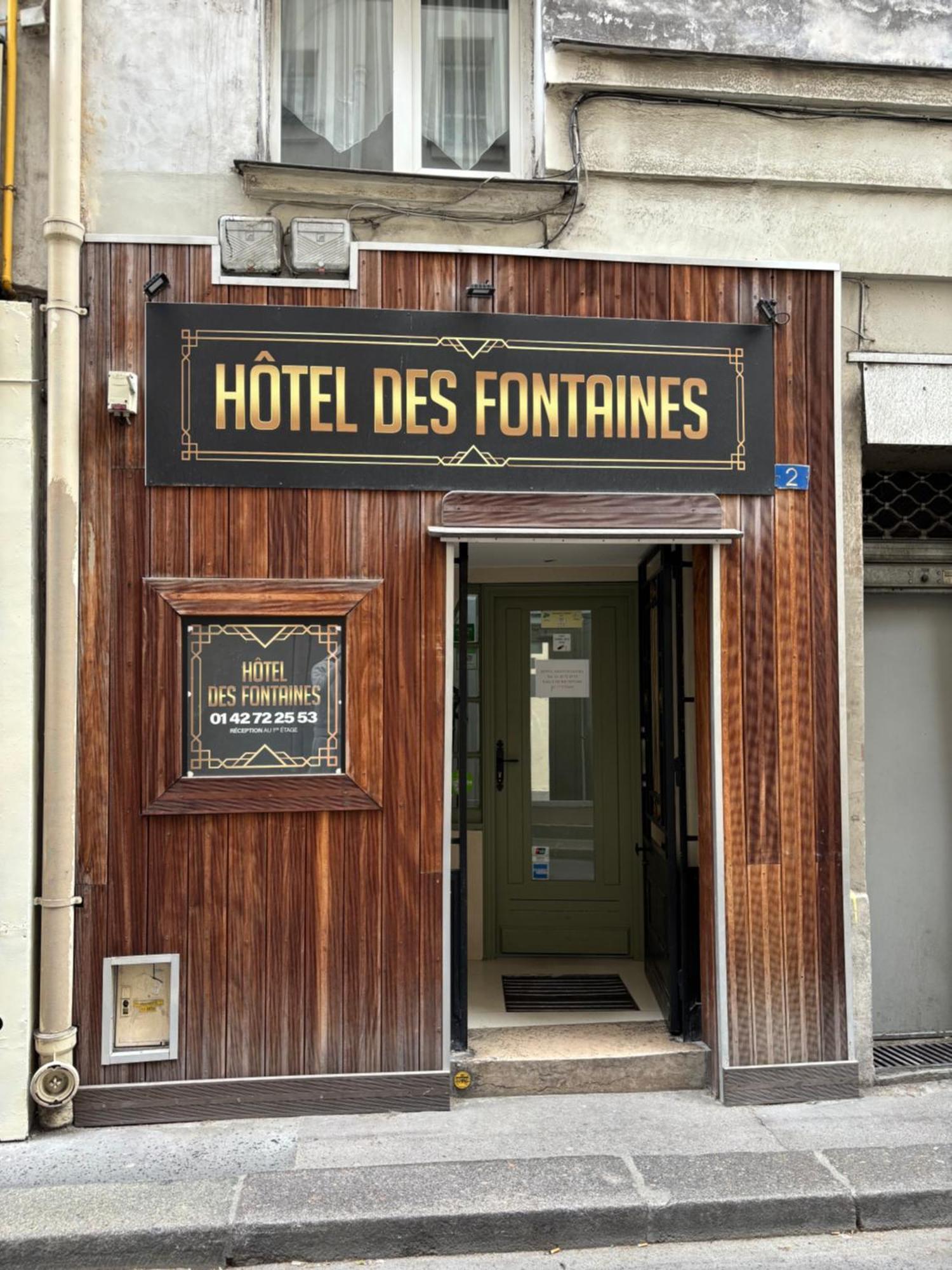 Hotel Des Fontaines Paris Bagian luar foto